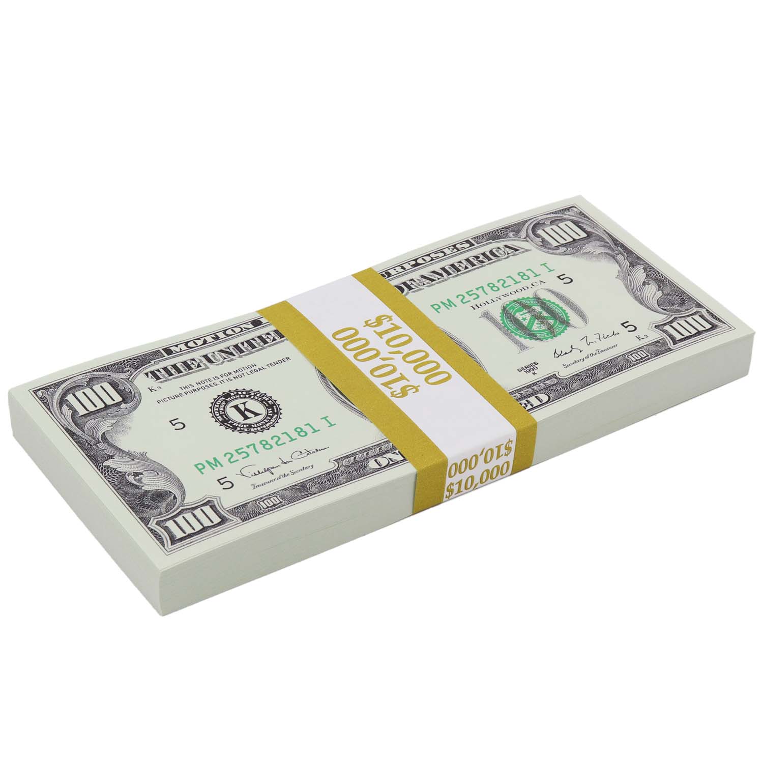 $10,000 Full Print 1990 Series Stack - Image 3