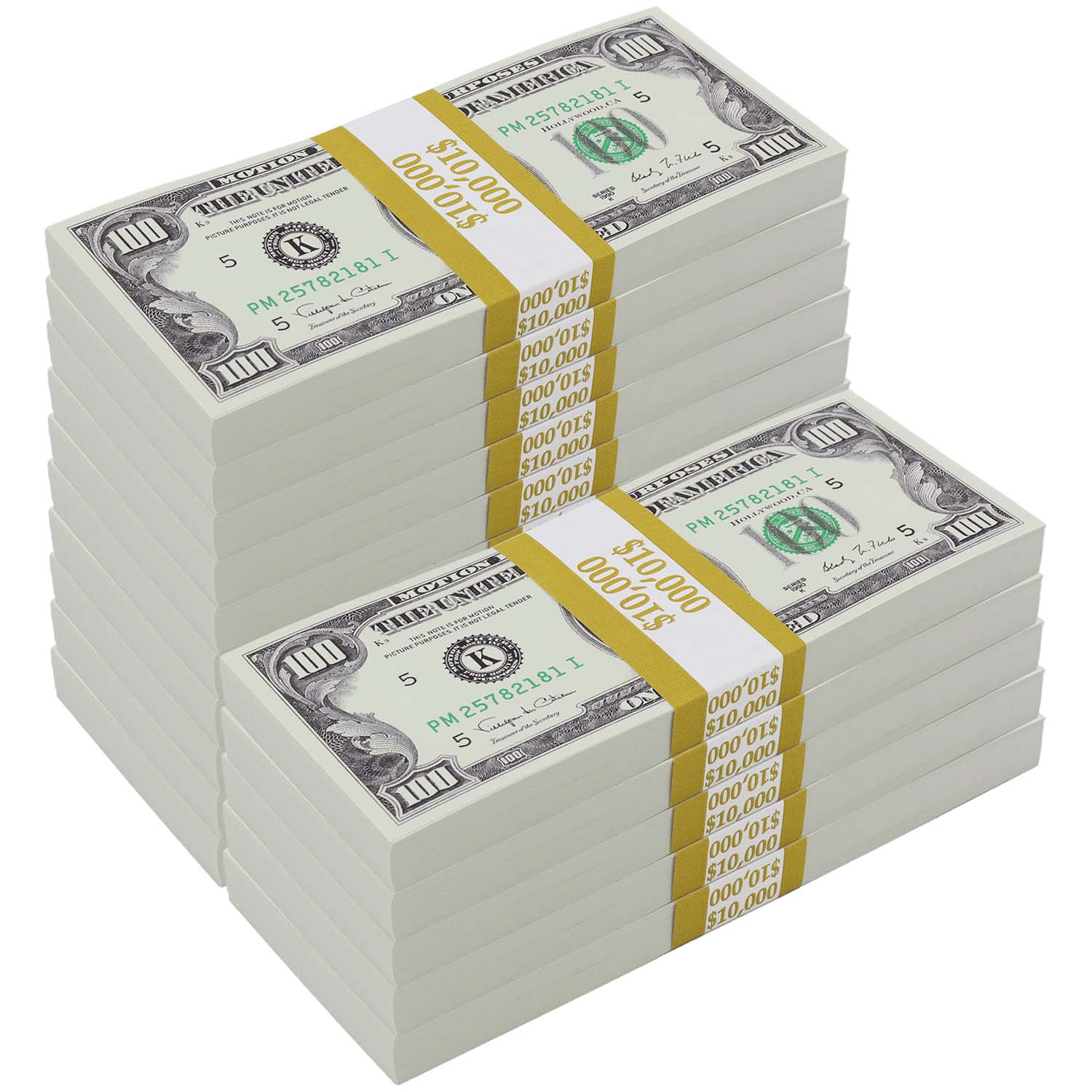 $150,000 BLANK FILLER 1990s Series Stacks