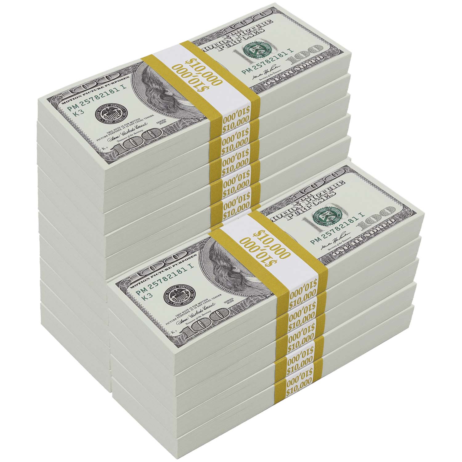 $150,000 BLANK FILLER 2000 Series Stacks