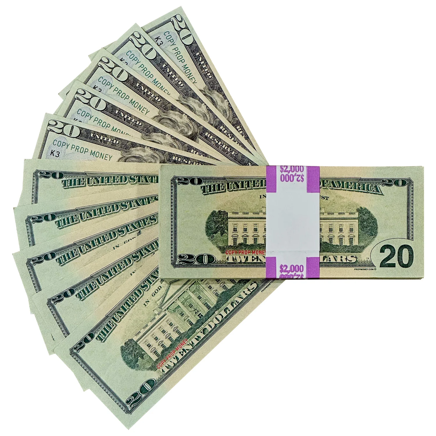 $20 United States New Series Full Print Premier Stack - Image 5