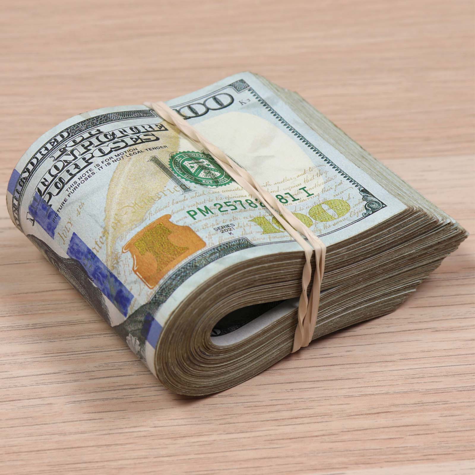 $20,000 RealAged® Full Print New Series Stack & Band Pack - Image 7