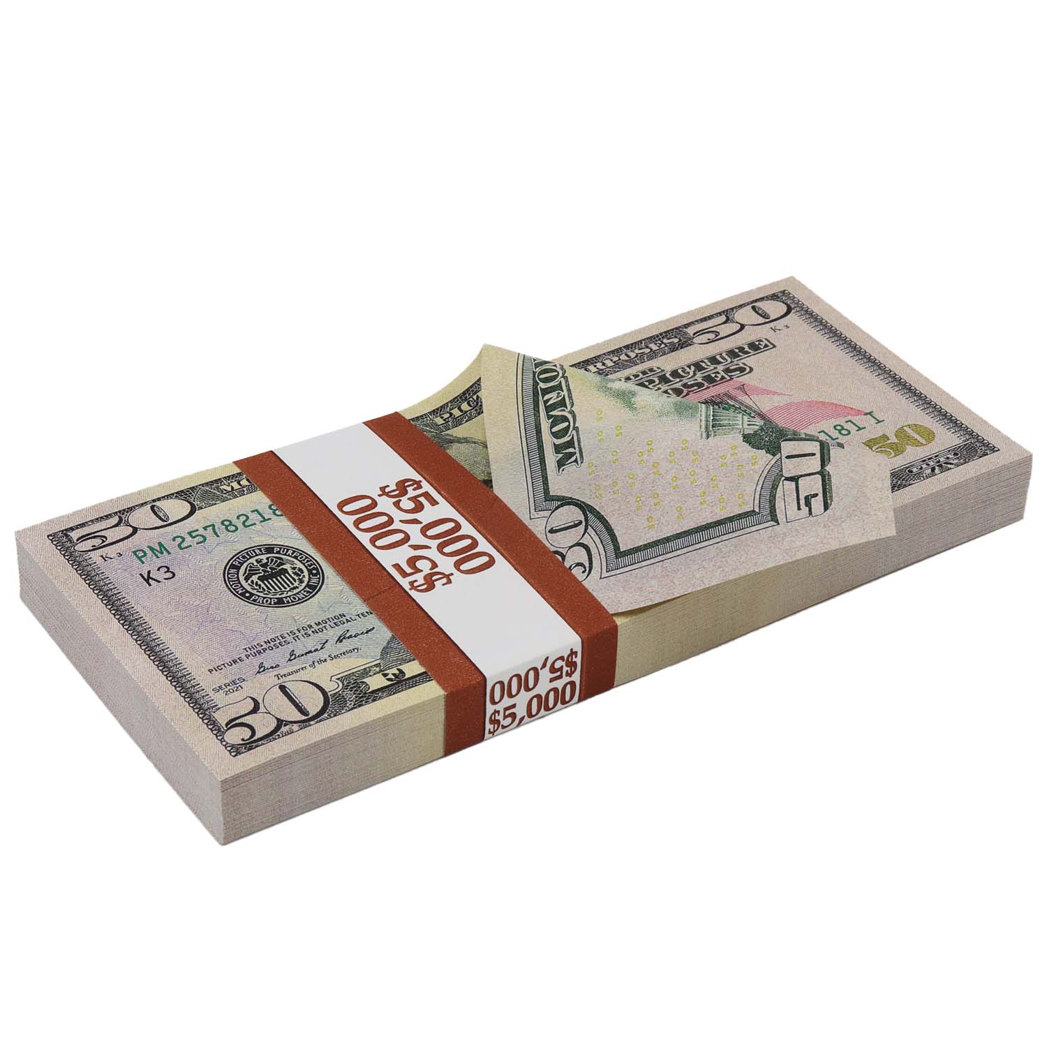 $5,000 Full Print New Series Stack - Image 3