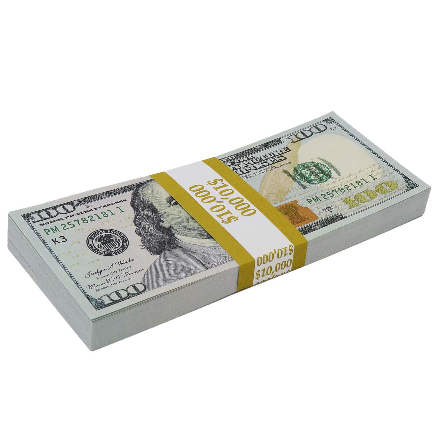 $500,000 Full Print New Series Stacks & Briefcase - Image 6