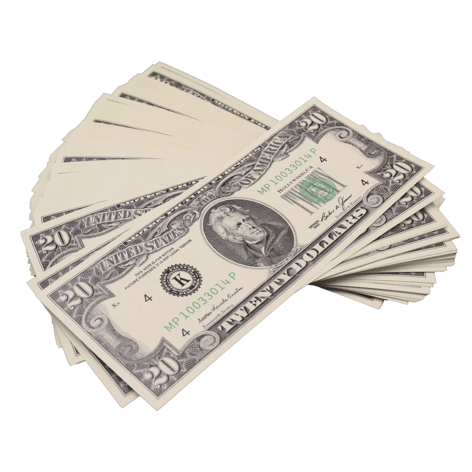 All Denomination Full Print 1990 Series Mixed Bills Stack - Image 8
