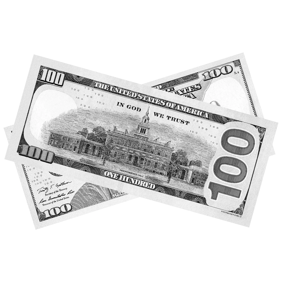 Gray Prop Money Bills - Image 2