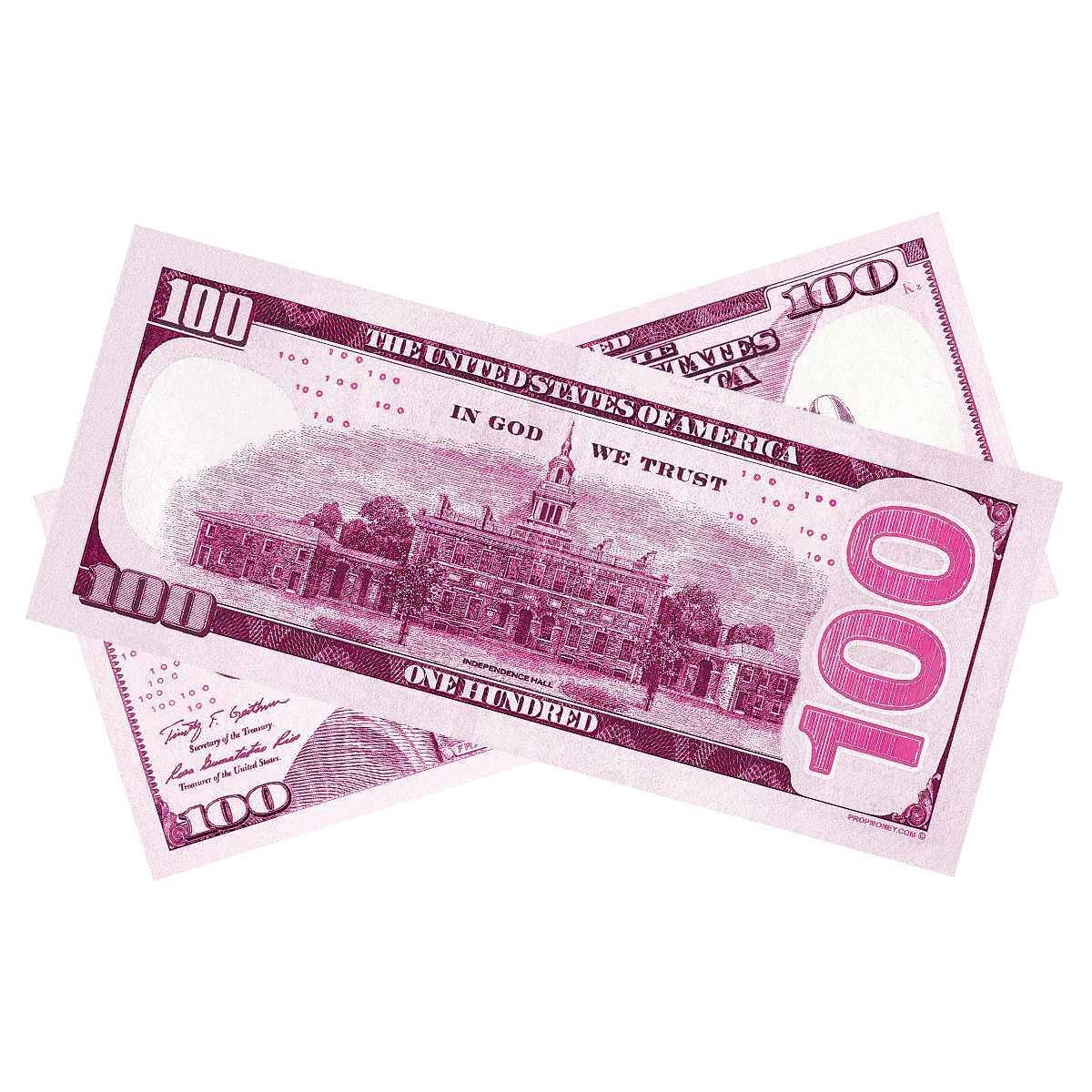 Pink Prop Money Bills - Image 4